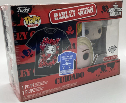 Funko POP Tees DC Harley Quinn Diamond Medium Target Exclusive
