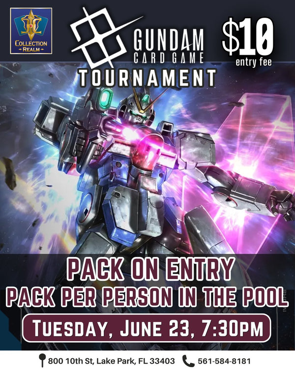 Gundam Card Game Tournament – June 23, 2026 (Tuesday 7:30 PM)