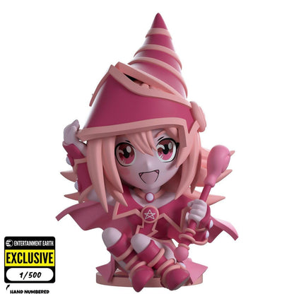 Dark Magician Girl Sakura in Pink Youtooz Yu-Gi-Oh! Collection - Entertainment Earth Exclusive Vinyl Figure #7 with Display Box Protector Case