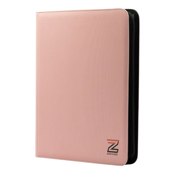 Zion Cases pink 9 pocket toploader trading card binder