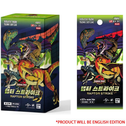 Jurassic Park TCG Raptor Strike EX-01 Booster Box (Pre-Order)