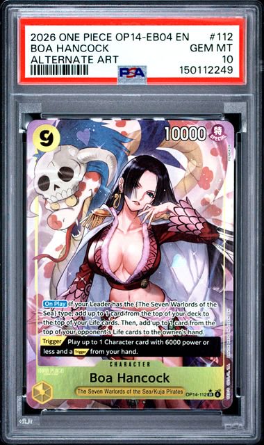 One Piece Boa Hancock Alt PSA 10 2249