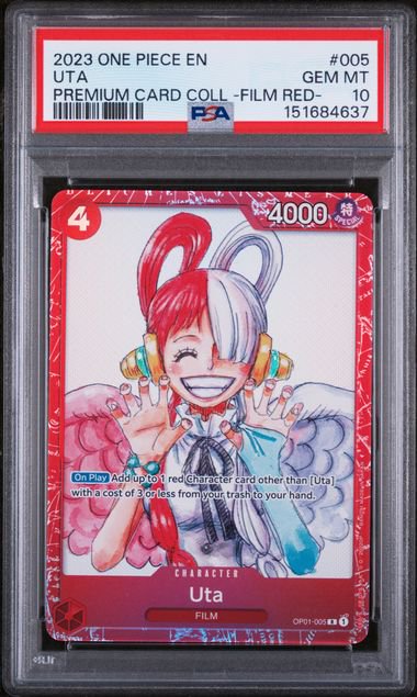 One Piece Uta Film Red PSA 10 4637