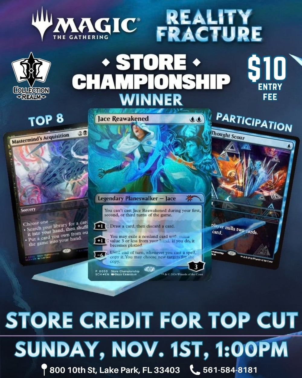 MTG Reality Fracture – November 1, 2026 (Sunday 1PM)