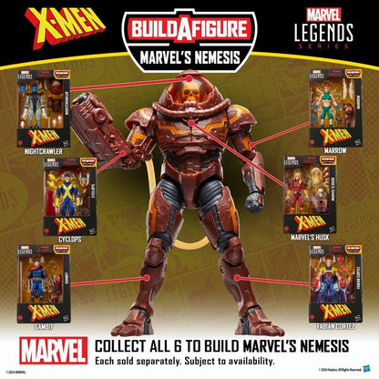 Gambit Marvel Legends Series X-Men - 6" Build A Figure Marvel's Nemesis by Hasbro
