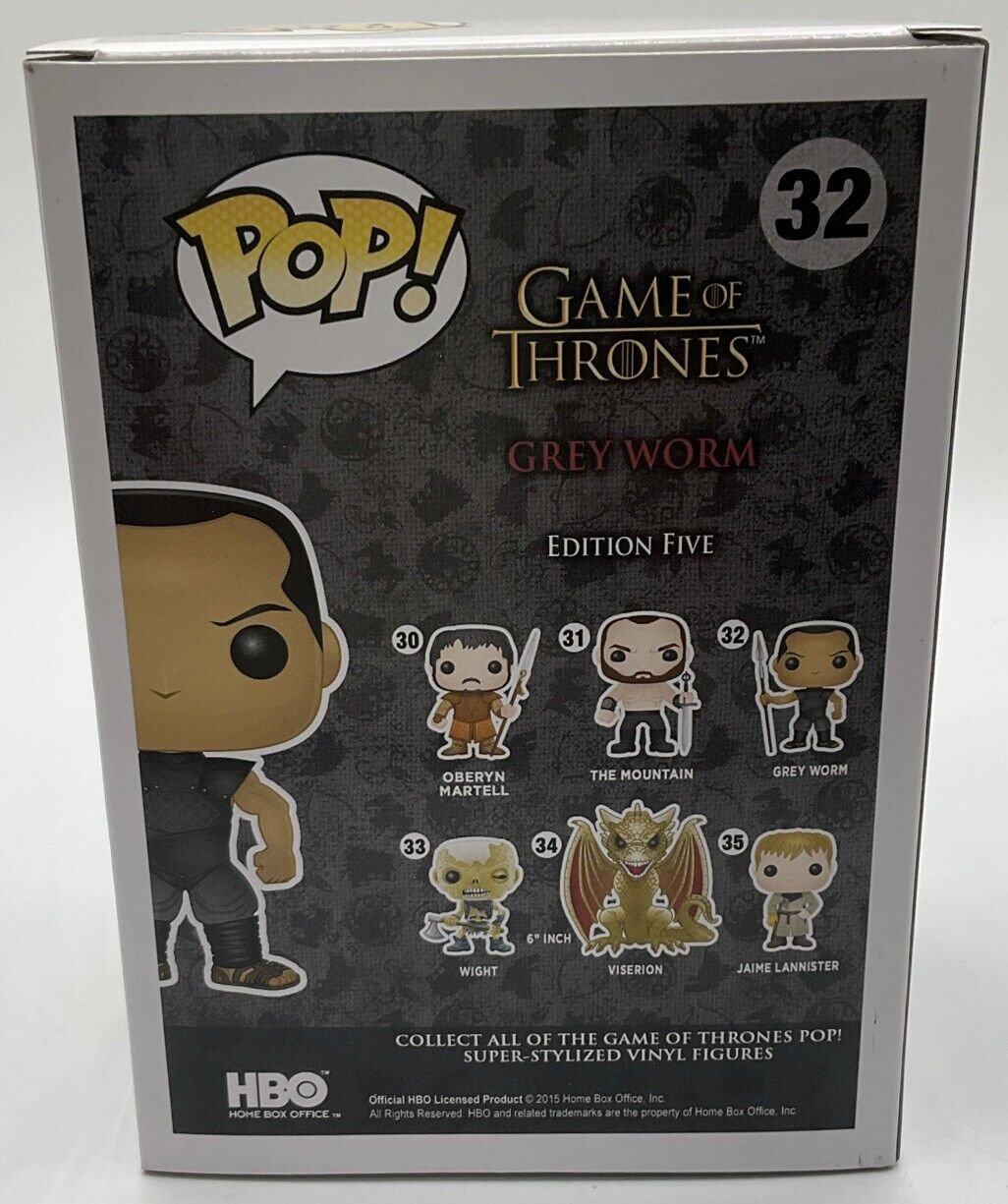 Funko Pop! Vinyl: Game of Thrones - Grey Worm #32