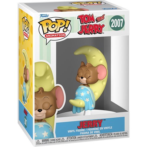 Tom and Jerry Wave 4 Funko Pop! Animation - Set of 2 (Tom with Clock #2006 and Jerry Sleeping #2007) Collectible Vinyl Figures