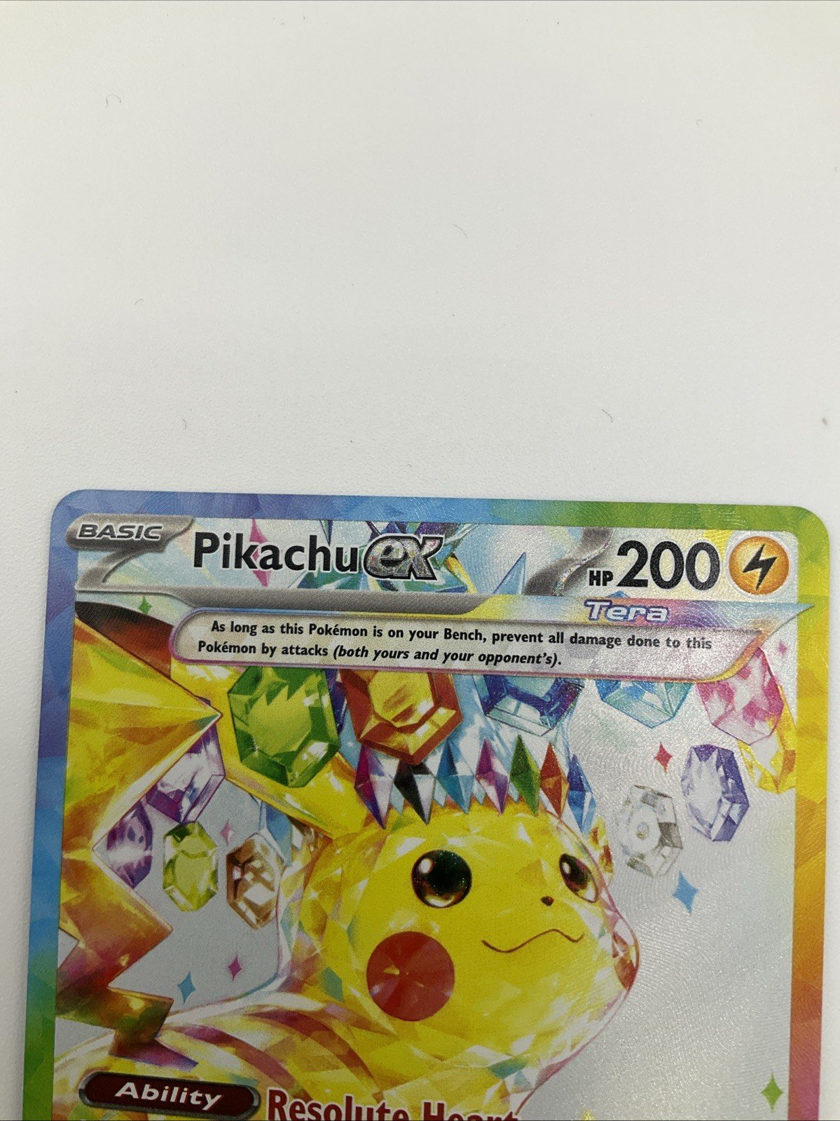 Pikachu ex Special Illustration Rare Pokemon SV08: Surging Sparks 238/191 NM