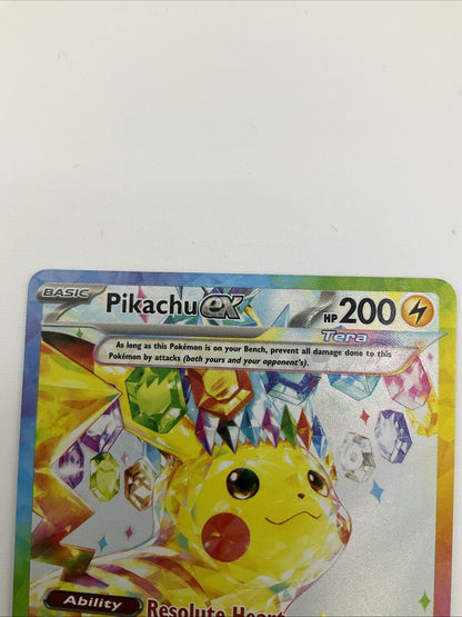 Pikachu ex Special Illustration Rare Pokemon SV08: Surging Sparks 238/191 NM