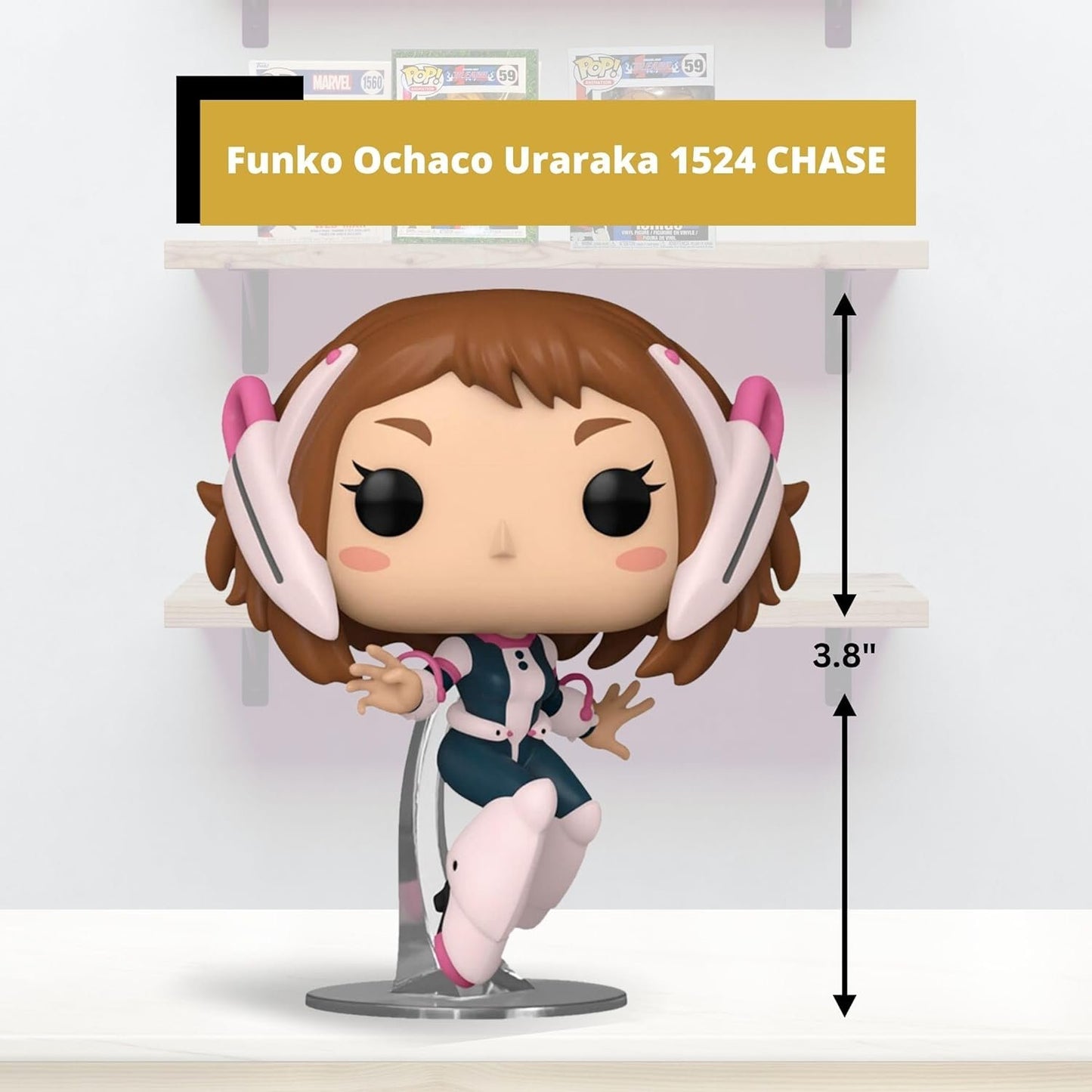 Ochago Uraraka Funko Pop! Animation My Hero Academia - Vinyl Figure #1524 with Display Box Protector Case