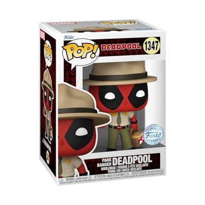 Park Ranger Deadpool Funko Pop! Marvel - Approx. 4.40" Collectible Exclusive Bobblehead Figure #1347 with Display Box Protector Case (PRE-SALE)