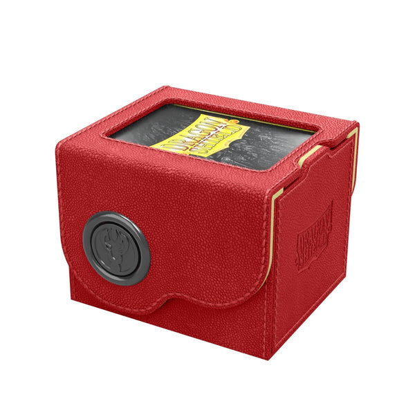 Dragon Shield Dragon Lock System Deck Box 100+ Red & Lemon Magnetic Card Deck Case for TCG & Trading Cards, Acrylic Display Window, Holds 130 Single-Sleeved Standard Cards (PREORDER - Release Date July 10, 2026)