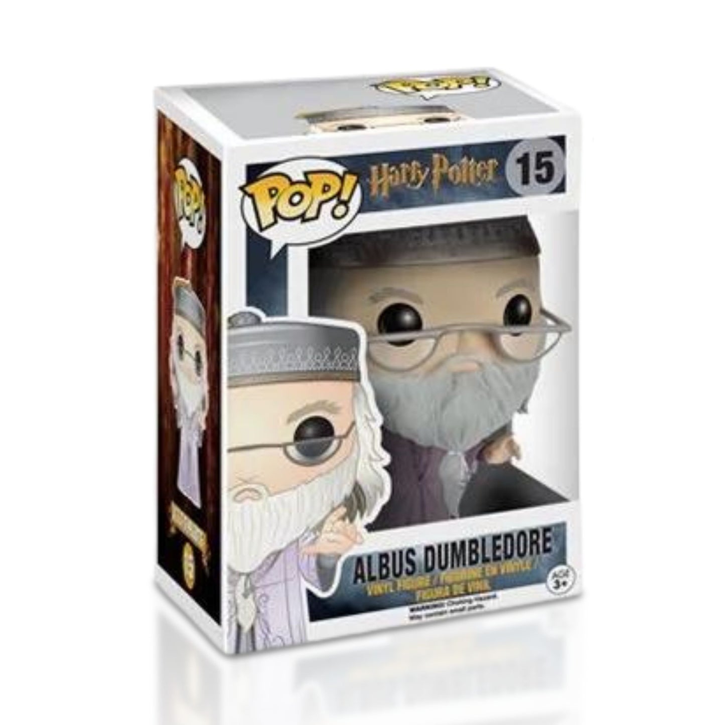 Albus Dumbledore in Purple with Wand Funko Pop! Harry Potter - Approx. 3 3/4 " Collectible  Vinyl Figure #15 in Window Display Box