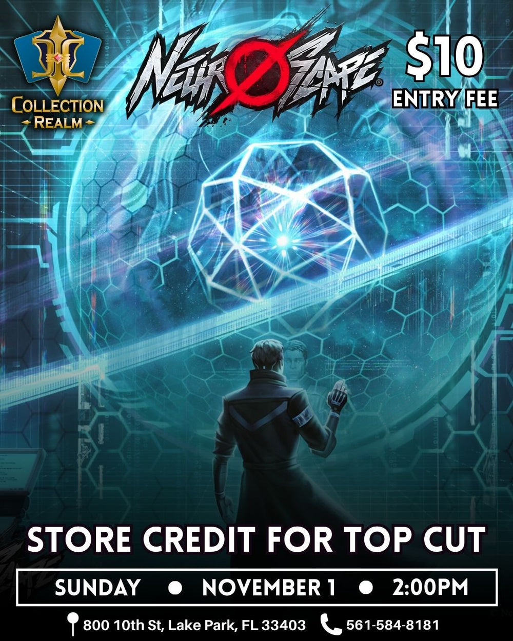 Neuroscape – Trading Card Game Tournament – November 1 2026 (Sunday) 2:00 PM
