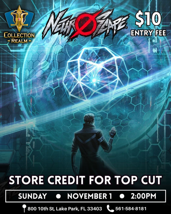 Neuroscape – Trading Card Game Tournament – November 1 2026 (Sunday) 2:00 PM