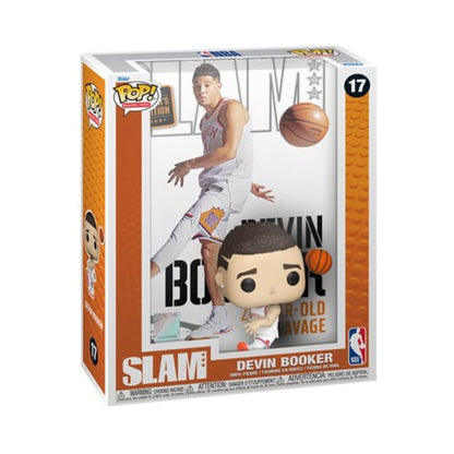 Devin Booker Funko Pop! Magazine Cover: NBA SLAM - Approx. 4" Collectible Vinyl Figure #17 with Box