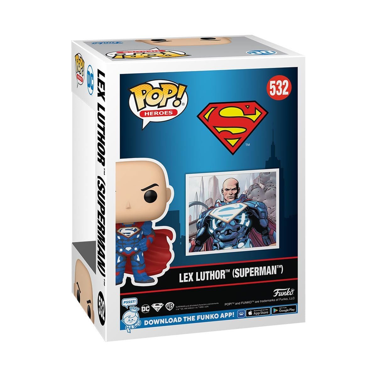 Lex Luthor - Superman Funko Pop! Heroes - Approx. 3 3/4" Collectible Specialty Series Exclusive Vinyl Figure #532 with Display Box Protector Case