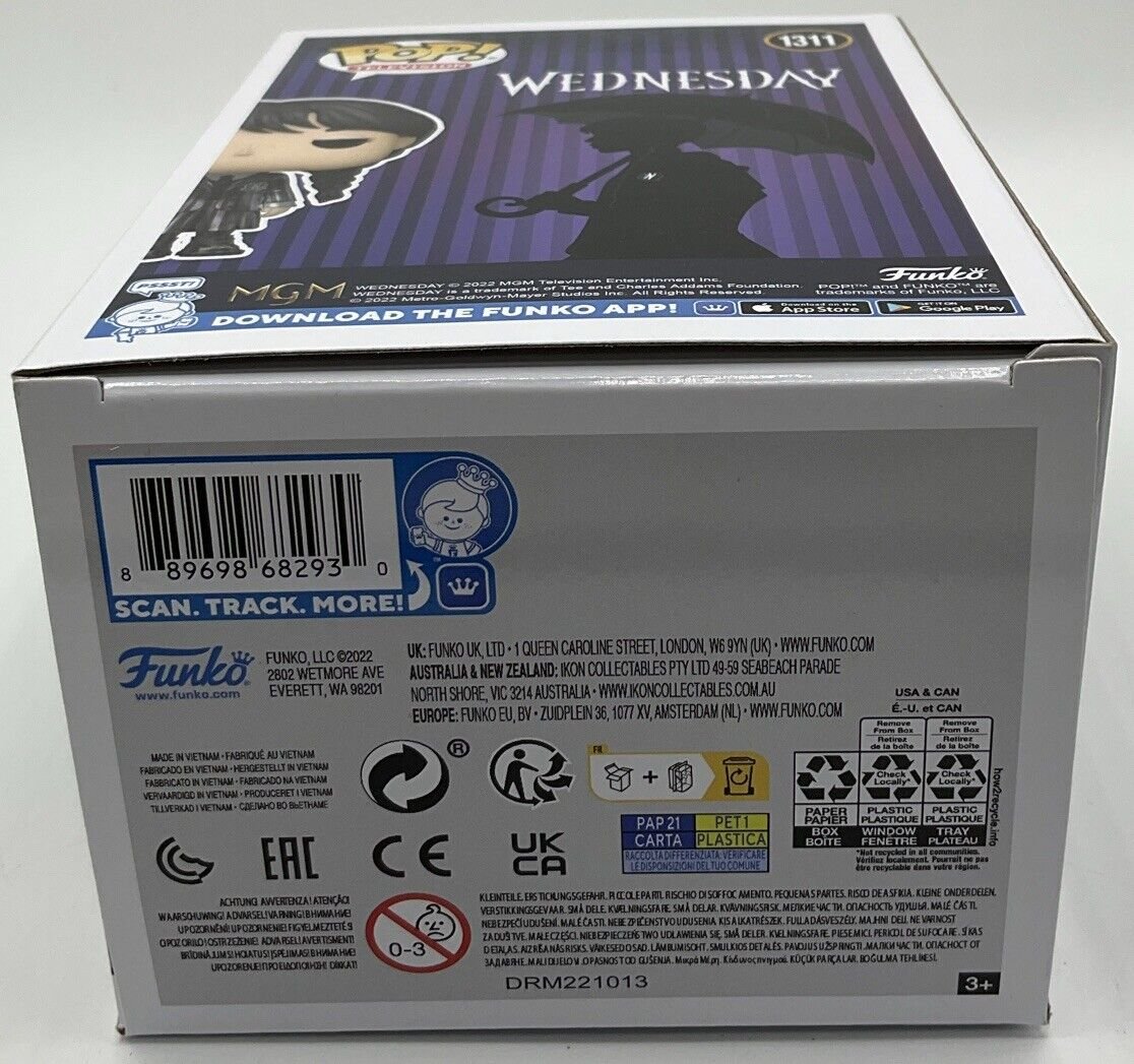 Funko Pop! Vinyl: The Addams Family - Wednesday Addams #1311 (Metallic) - HTE