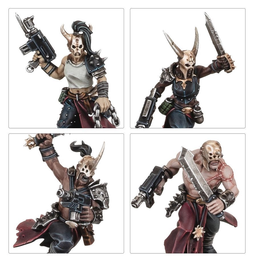 Warhammer 40K Combat Patrol Chaos Space Marines Army Box Set – 26 Multipart Miniatures Including Master of Possession, Possessed, Chaos Marines & Cultists – Warhammer 40,000 Miniatures