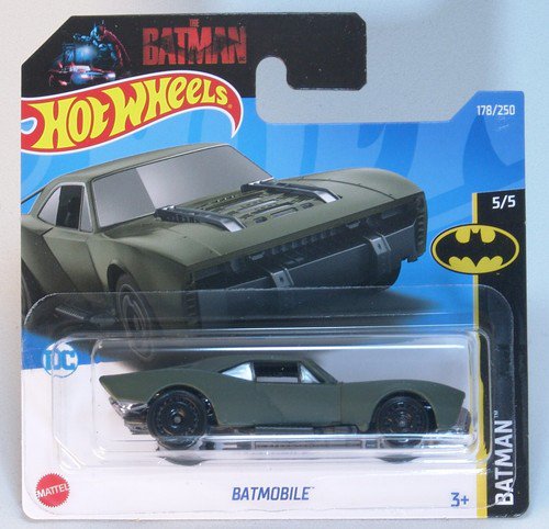 Mattel Hot Wheels 2022 #178 Batman Batmobile HCW62 Die Cast Collectible Toy Car