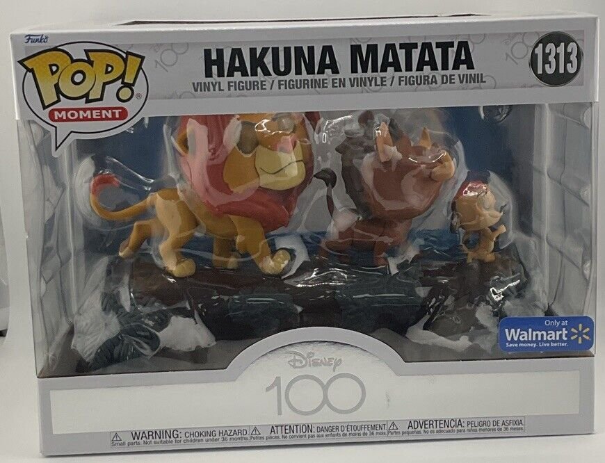 Funko Pop! Moments #1313: Disney 100 - Lion King Hakuna Matata Walmart Exclusive