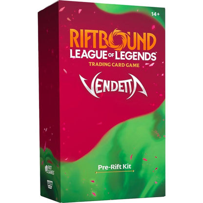 Riftbound League of Legends TCG Vendetta Pre-Rift Kit | Preconstructed Champion Deck, 5 Vendetta Booster Packs & Promo Card | Trading Card Game Starter Kit (PREORDER - Release Date July 2026)