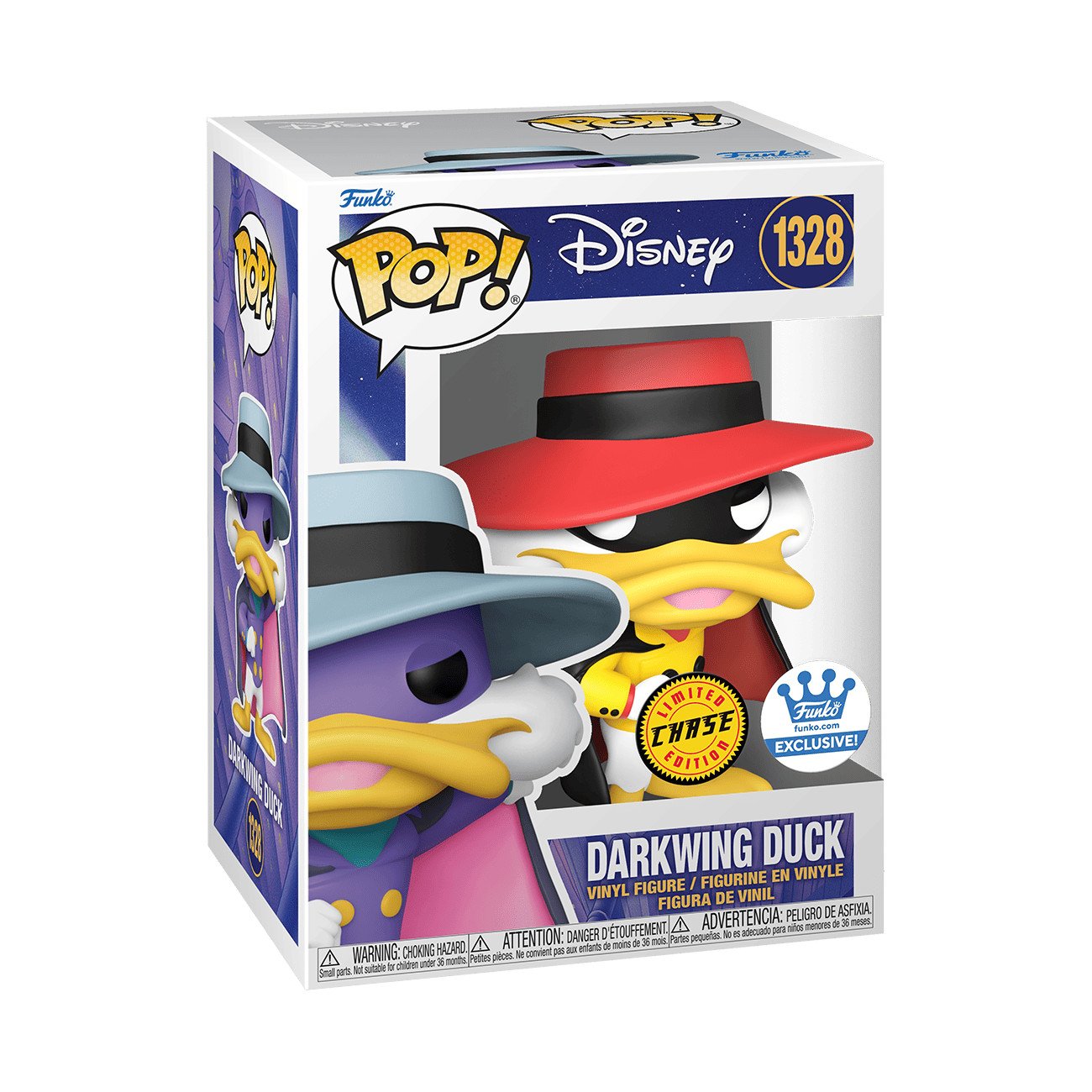 Funko Pop! Vinyl: Disney - Darkwing Duck (Chase) - Funko Web (FW) Excl #1328