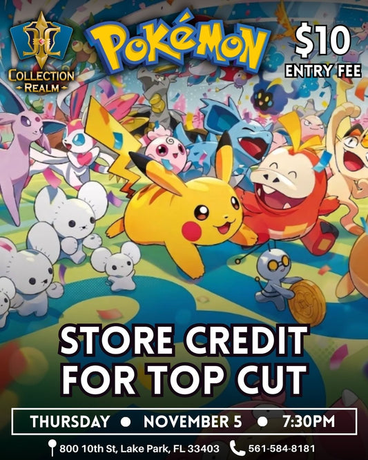 Pokémon Trading Card Game Tournament – November 5 2026 (Thursday) 7:30 PM
