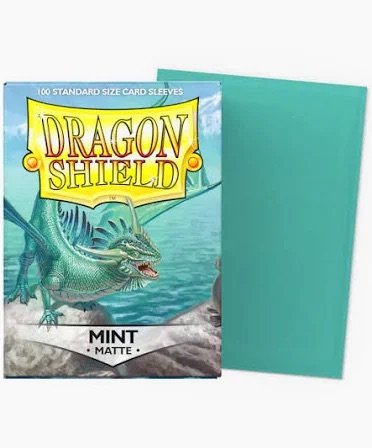 Dragon Shield durable matte card protector sleeves Mint color