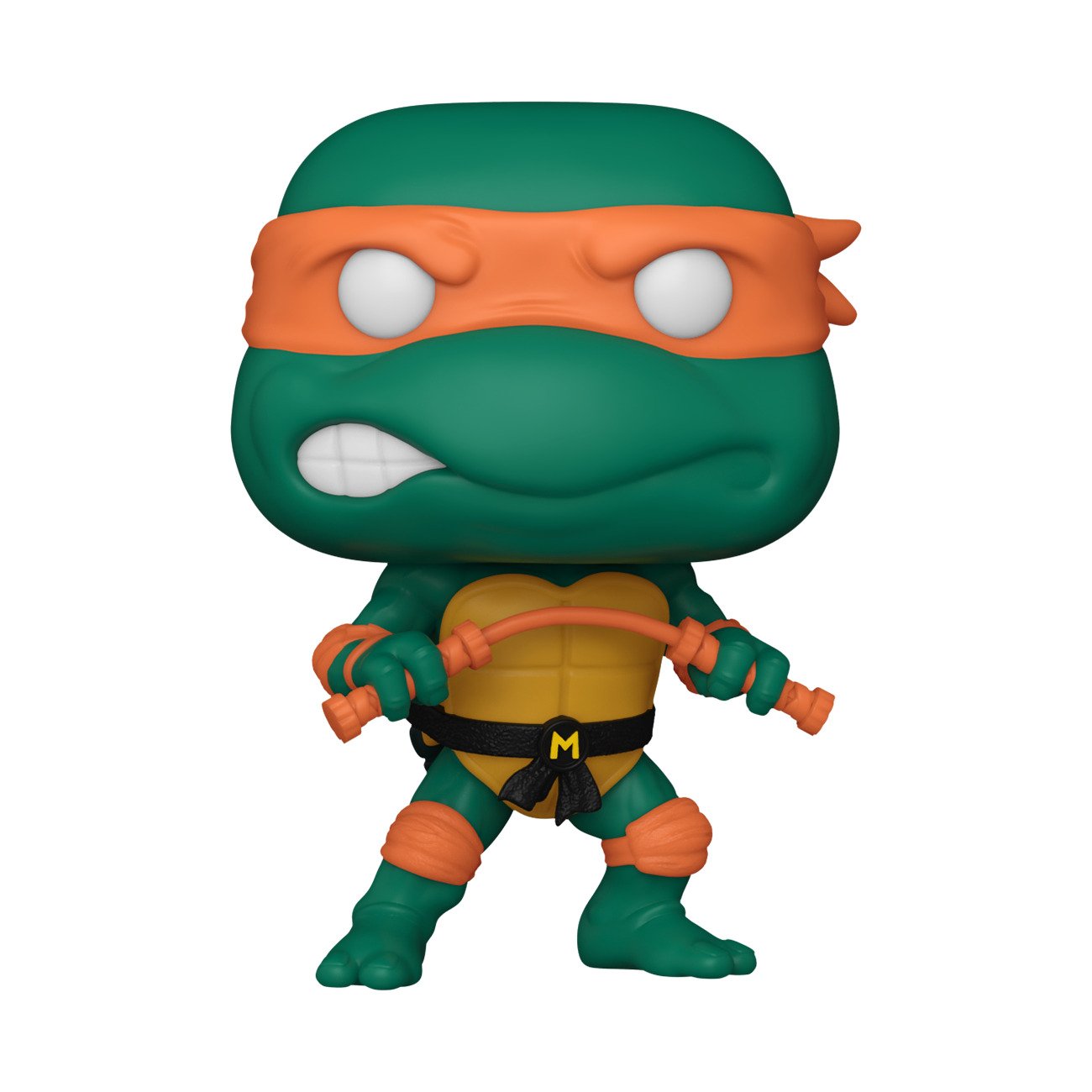 Michelangelo with Nunchucks Funko Pop! Television Nickelodeon Teenage Mutant Ninja Turtles - Approx. 3 1/2" Collectible Vinyl Figure #1557 with Display Box Protector Case (PRE-ORDER)