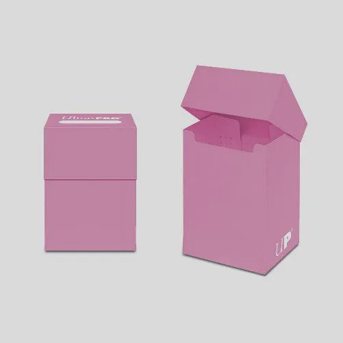 Ultra PRO Deck Box Pink Card Deck Box TCG Storage Holds 80 Plus Cards