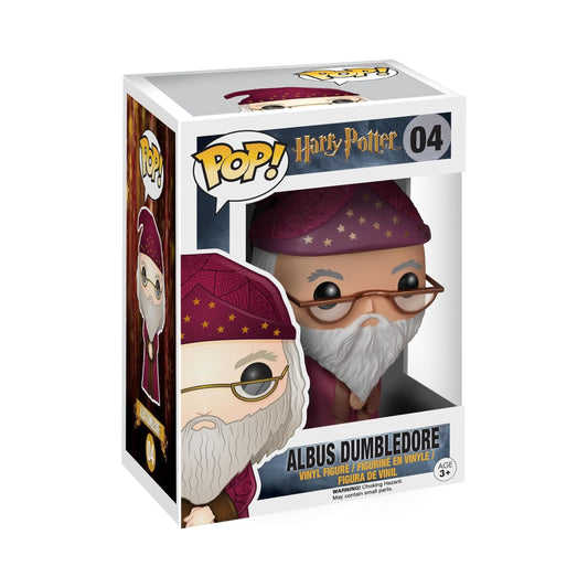 Albus Dumbledore Funko Pop! Harry Potter - Iconic Wizarding Character - Approx. 3 3/4" Collectible Vinyl Figure #04 in Window Display Box