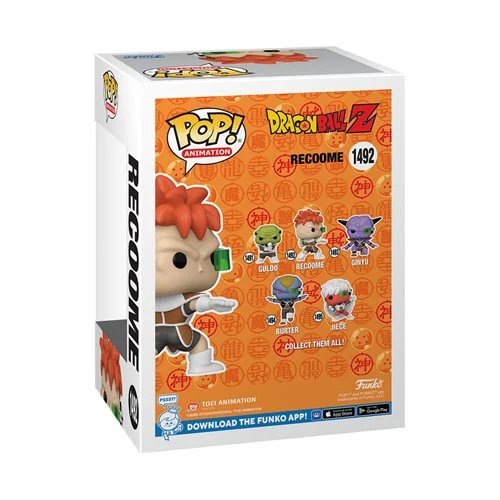 Recoome Funko Pop! Animation Dragon Ball Z - Approx. 4 3/4" Collectible Glows In The Dark Entertainment Earth Exclusive Limited Edition Vinyl Figure #1492 with Window Display Box