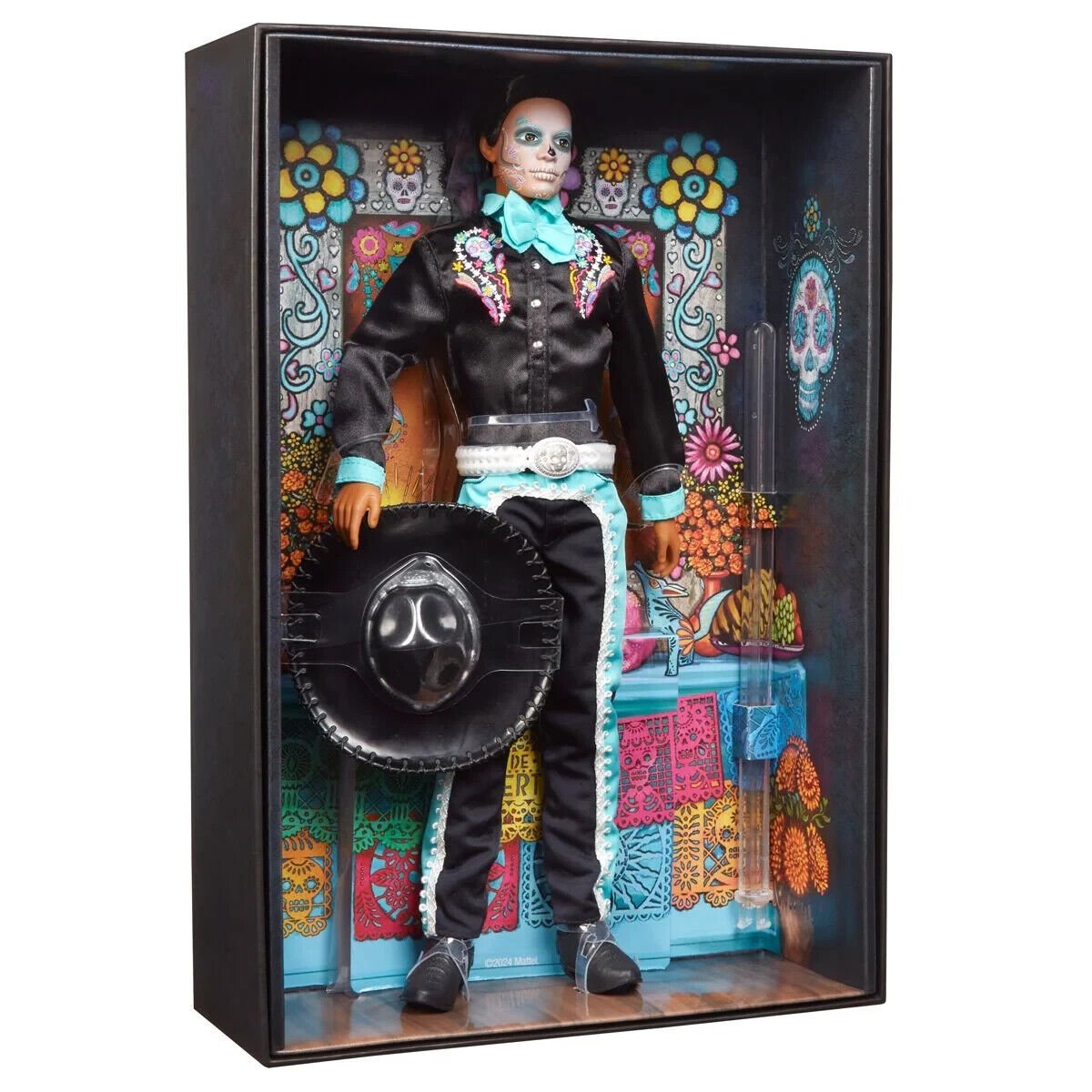 Ken Día De Los Muertos 2024 Collector Barbie Signature Doll - Day of the Dead Special Edition Barbie Ken in Traditional Mexican Attire by Mattel