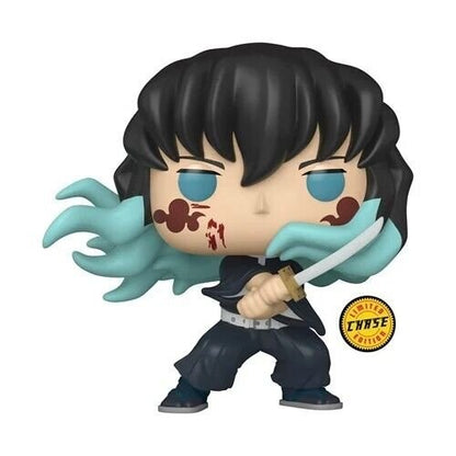 Muichiro Tokito (Attack) Funko Pop! Animation Demon Slayer - Approx. 3 3/4" Chase Limited Edition Collectible Vinyl Figure #1853 with Display Box Protector Case