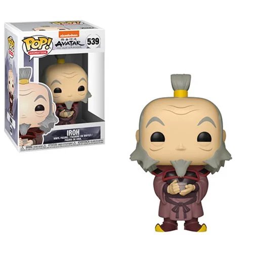 Iroh with Tea Funko Pop! Animation: Nickelodeon Avatar The Last Airbender - Approx. 3 3/4" Collectible Vinyl Figure #539 with Window Display Box