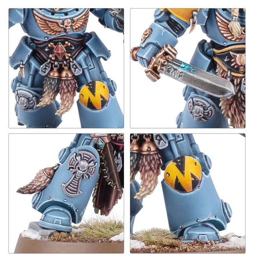 Warhammer 40,000 Combat Patrol: Space Wolves – 21 Miniatures Including Wolf Guard Battle Leader, Terminators, Blood Claws & Wulfen