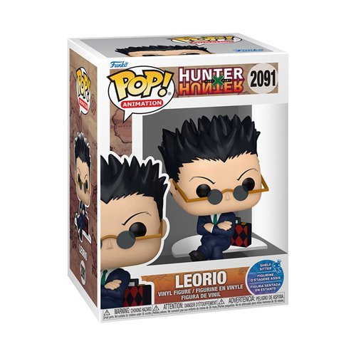 Leorio (Sitting) #2091 Funko Pop! Animation Hunter x Hunter - Approx. 4" Collectible Vinyl Figure Bundled with Display Box Protector Case - Estimated Arrival: Nov. 2025 (PRE-SALE)