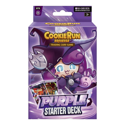Cookie Run TCG ST5 Purple Starter Deck 60 Card Prebuilt Deck Cookie Run Card Game