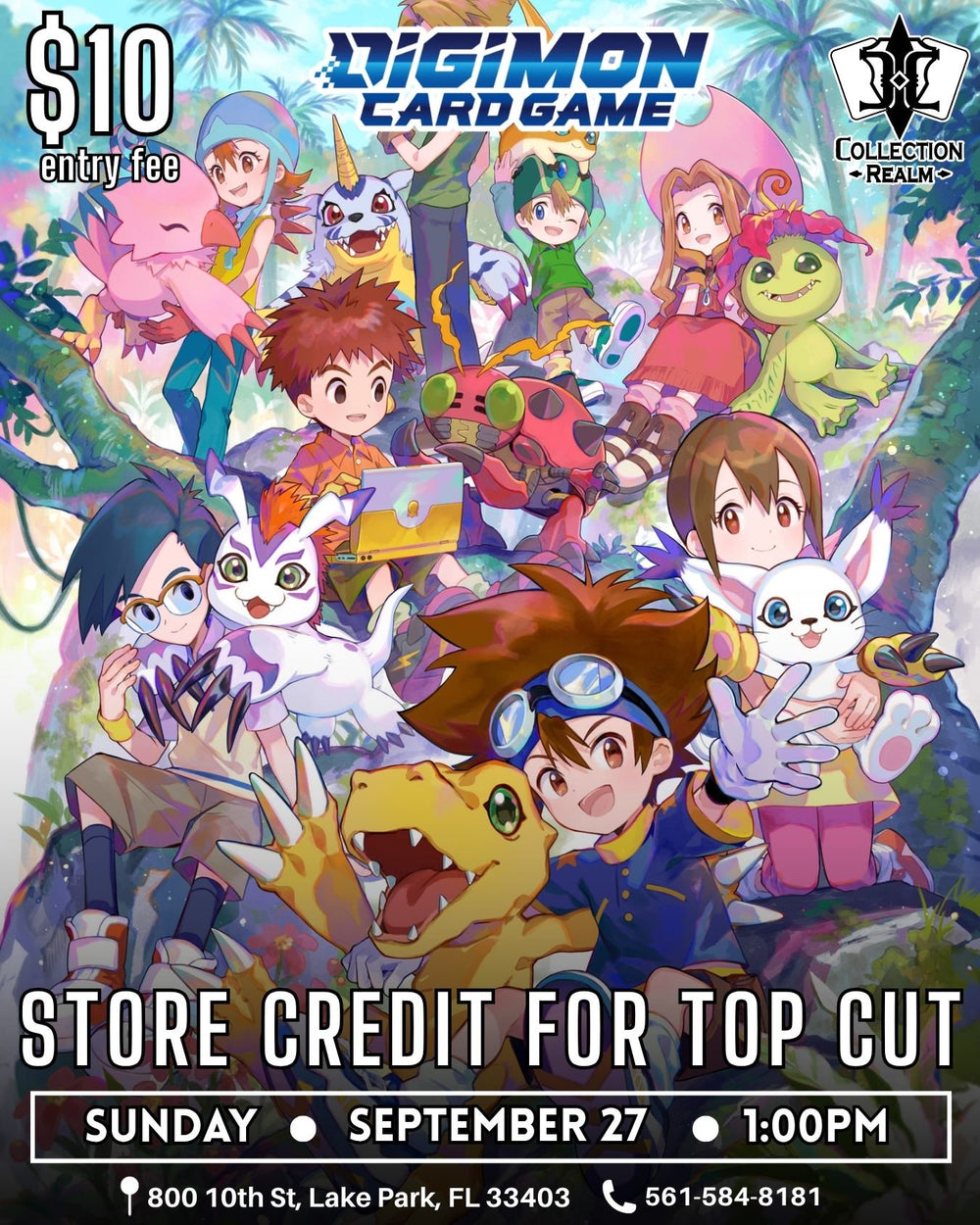 Digimon Card Game Tournament – September 27, 2026 (Sunday 1:00 PM)