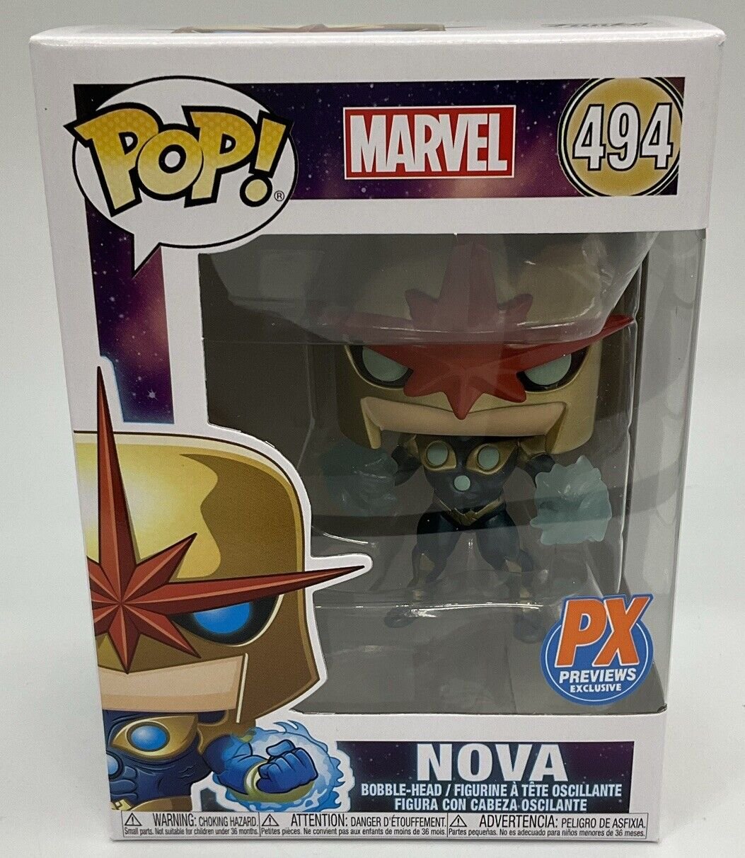 Funko Pop! Marvel - Nova (Metallic) Vinyl Figure