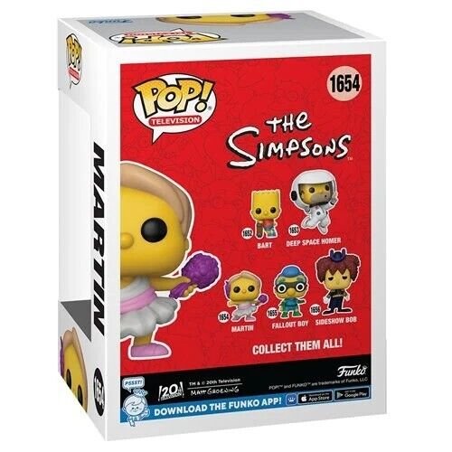 Martin Prince as Calliope Funko Pop! Television The Simpsons - Approx. 3 1/2" Collectible Vinyl Figure #1654 with Display Box Protector Case