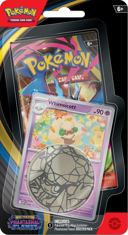 Pokemon TCG Phantasmal Flames Single Pack Blister Whimsicott Pokemon Trading Card Game