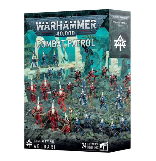 Warhammer 40,000 Combat Patrol: Aeldari – 24 Miniatures, Spiritseer, Dire Avengers, Warp Spiders & Wraithblades, Warhammer 40K Combat Patrol Army Set (PRE-ORDER)