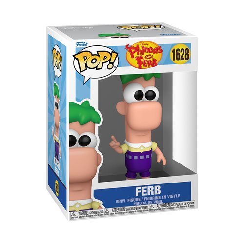 Ferb #1628 Funko Pop! Phineas and Ferb - Approx. 4 3/4" Collectible Vinyl Figure - Estimated Arrival: Sept. 2025 (PRE-SALE)