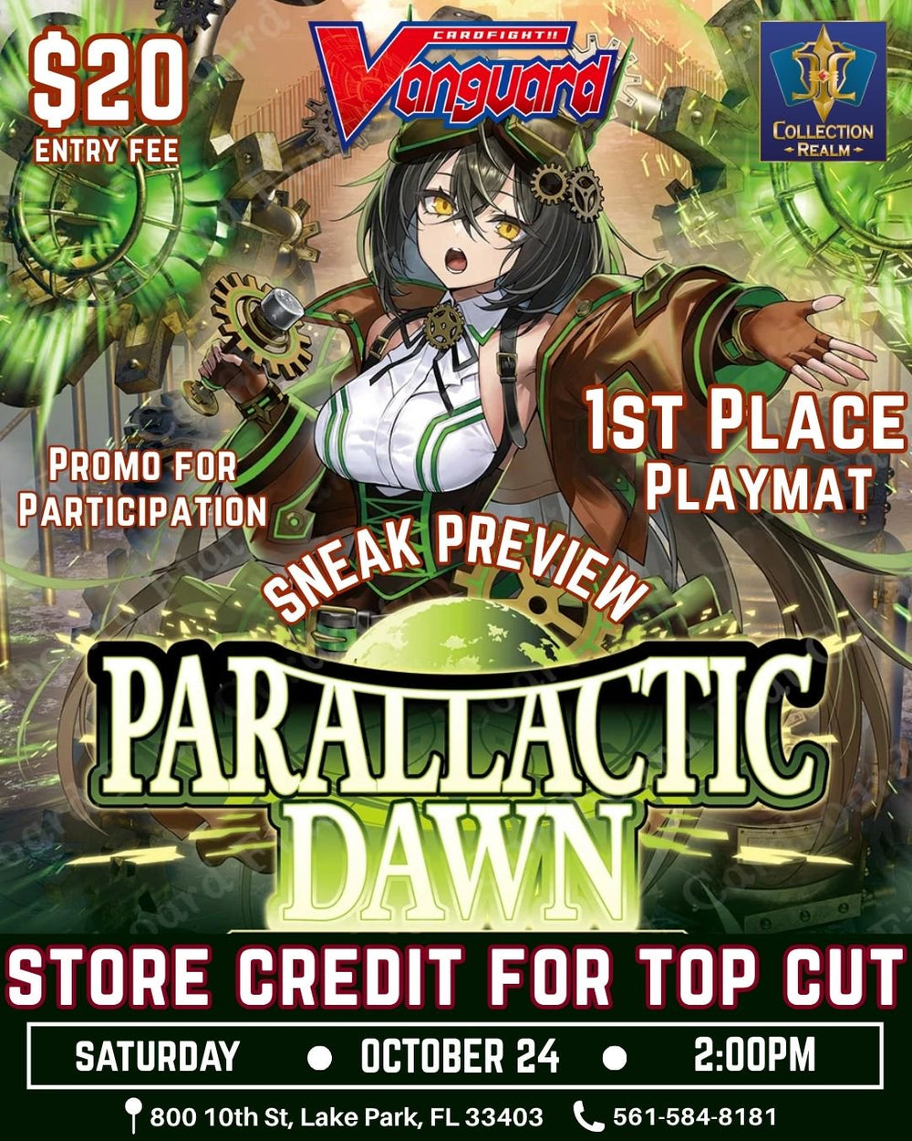 Vanguard Parallactic Dawn – October 24, 2026 (Saturday 2PM)