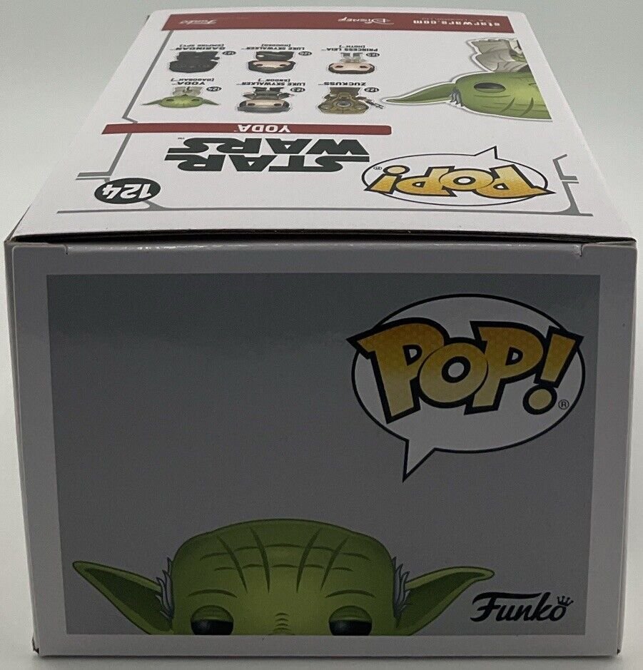 Funko Pop! Star Wars Yoda #124 (Green Box) ECCC 2021 Spring Convention LE