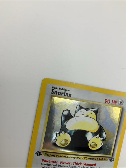 Pokémon TCG Snorlax Jungle 11/64 Holo Unlimited Holo Rare 1st Edition NM