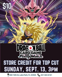 Dragon Ball Super Card Game Fusion World Tournament – September 13, 2026 (Sunday 3:00 PM)
