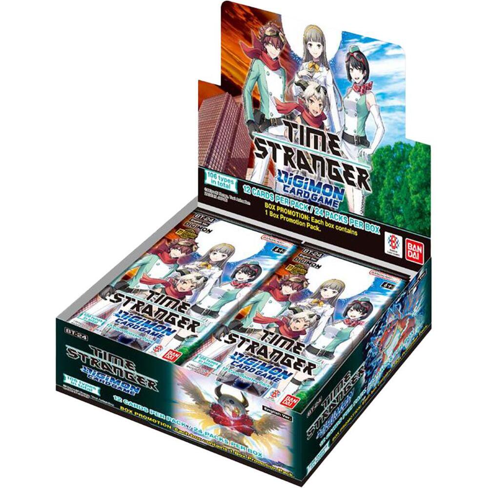 Digimon TCG BT-24 Time Stranger English Booster Box – 24 Packs Per Box